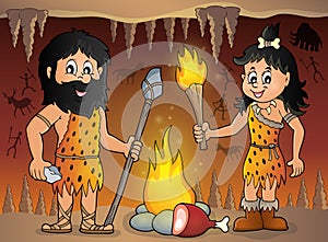 Cave people theme image 1