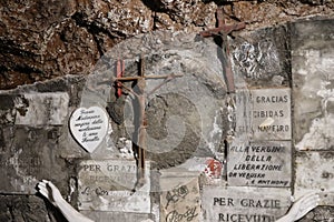 Cave of Revelation at the Three Fountains in Rome