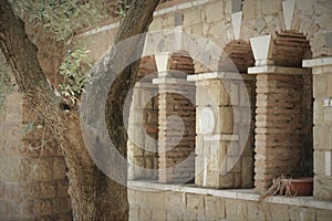 Cave of Revelation at the Three Fountains in Rome photo