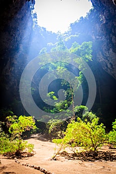 Cave in Sam roi yot National Park