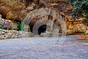 Cave in the Sanctuary of Nostra Signora di Lampedusa