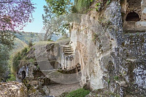 Cave settlements of Zungri in Calabria