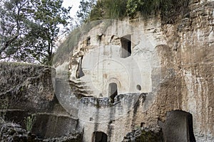 Cave settlements of Zungri in Calabria