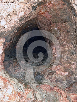 Cave on the slope of the Acropolis