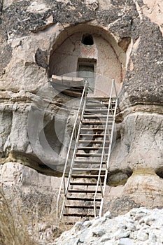 Cave and staircase