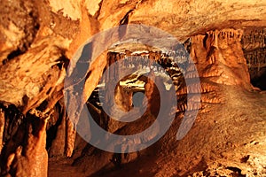 Cave stalactite photo