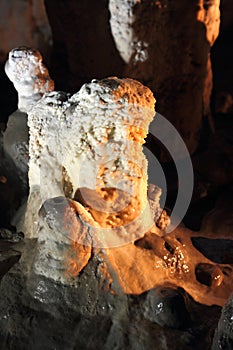 Cave stalagmite