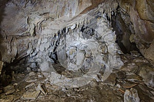 Cave stalagmites