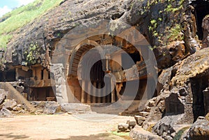 Cave temple, Bhaja, Maharashtra, India