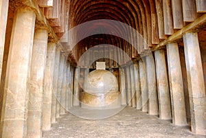 Cave temple, Bhaja, Maharashtra, India photo