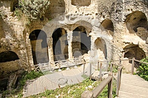 Cave Tombs In Antakya, Turkey photo