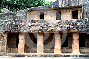 Cave of udaygiri at Bhubaneswar in odisha, India. Historical place of Odisha.