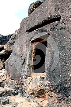 Cave of udaygiri at Bhubaneswar in odisha, India. Historical place of Odisha.