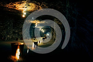 Cave under the mountain