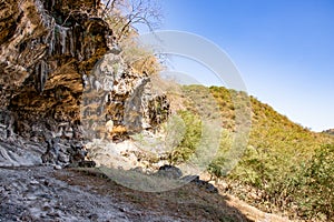 Cave in Wadi Darbat near Salalah photo