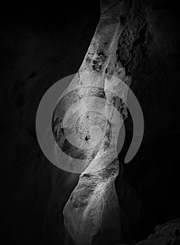 Cave Wall Highlights in Carlsbad Caverns