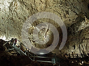 Cave wall from Rasnov cave 