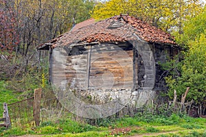 Caved Roof Abandoned House