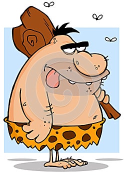 Caveman Cartoon Character