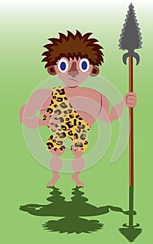 Caveman with Spear