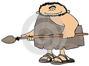 Caveman With A Spear