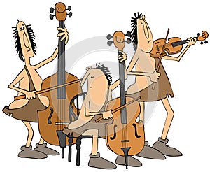 Caveman string trio