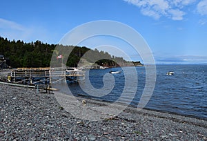 Cavendish Bay beach and shoreline, NL