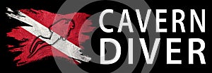 Cavern Diver, Diver Down Flag, Scuba flag
