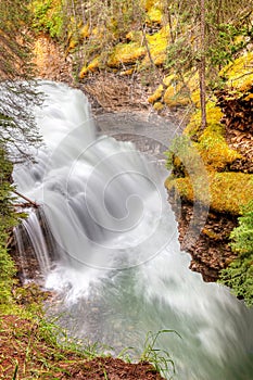 Cavern Falls at Johnston Canyon in Banff National Park