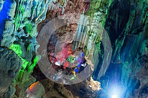 Cavern, Ha_Long Bay, Vietnam photo