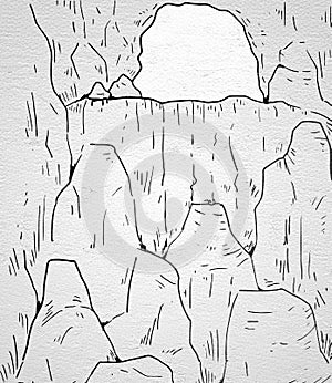Cavern illustration