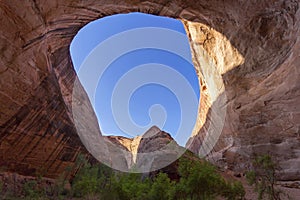 Cavern near Jacob Hamblin Arch in Coyote Gulch photo