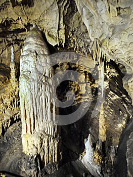 Cave Interior Stalactites