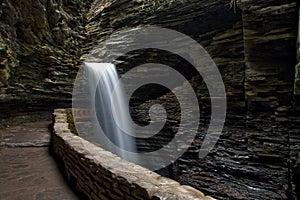 Cavern Waterfall in Watkins Glen State Park