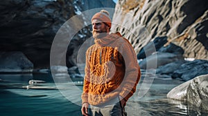 Caves Annapurna Iv Sweaters Frozen Tides Photoshoot