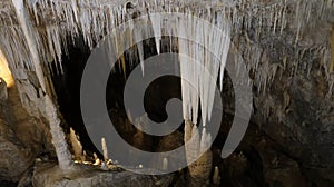 The caves of Borgio Verezzi with its stalactites and stalagmites and its millenary history photo