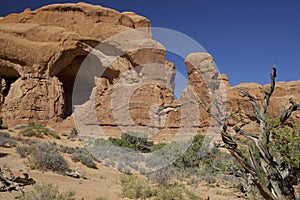 Caves at Double Arch