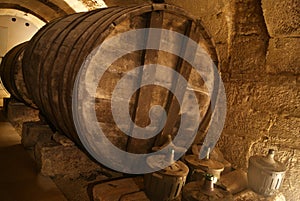 The caves or family wine cellars, Laguardia, Rioja-Alavesa, Spain.