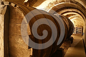 The caves or family wine cellars, Laguardia, Rioja-Alavesa, Spain.