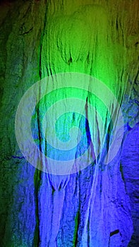 Caves are formed by the dissolution of limestone.Caves are formed by the dissolution of limestone.