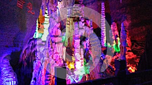 Caves are formed by the dissolution of limestone.Caves are formed by the dissolution of limestone.