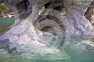 Caves at the General Carrera Lake, Patagonia, Chile