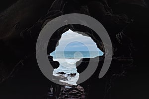 Caves of Hercule in Cape Spartel at the entrance of the strait of Gibraltar near Tangier in Morocco