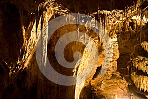 Caves in Sloup, Czech Republic