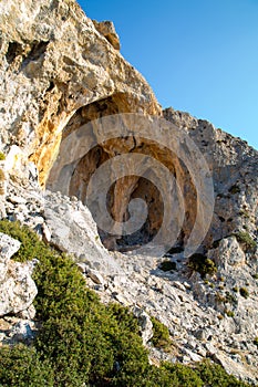 Caves on Telendos Island