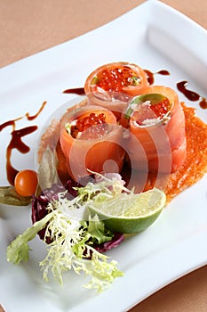 Caviar red fish