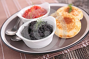 Caviar and toast