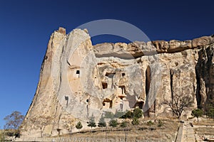 Cavusin Church in Cappadocia, Nevsehir, Turkey
