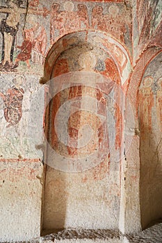 Cavusin Church in Cappadocia, Turkey