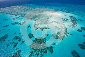 Cay in the reef photo
